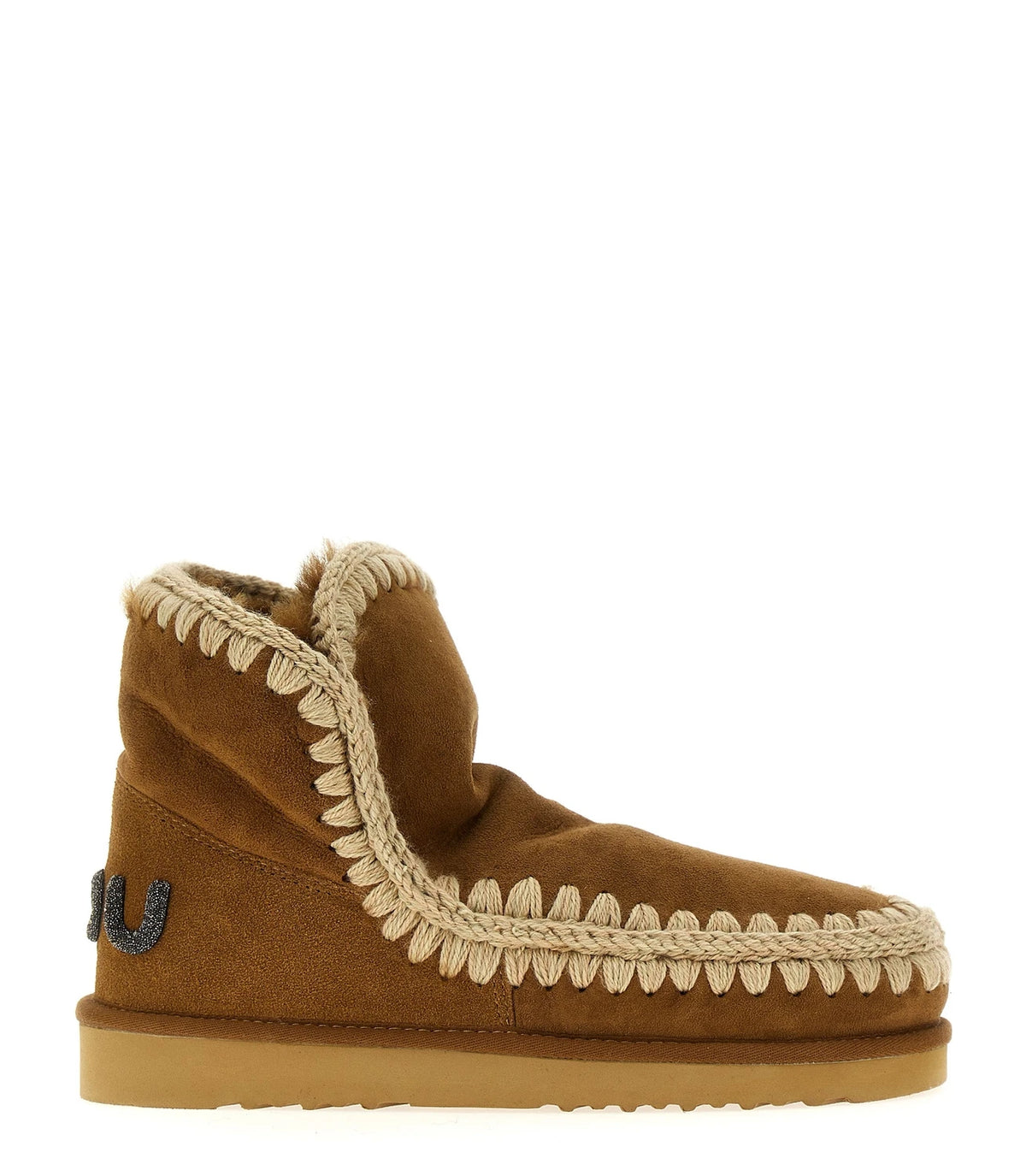 Mou Ankle Boots in brown, Sheepskin Leather