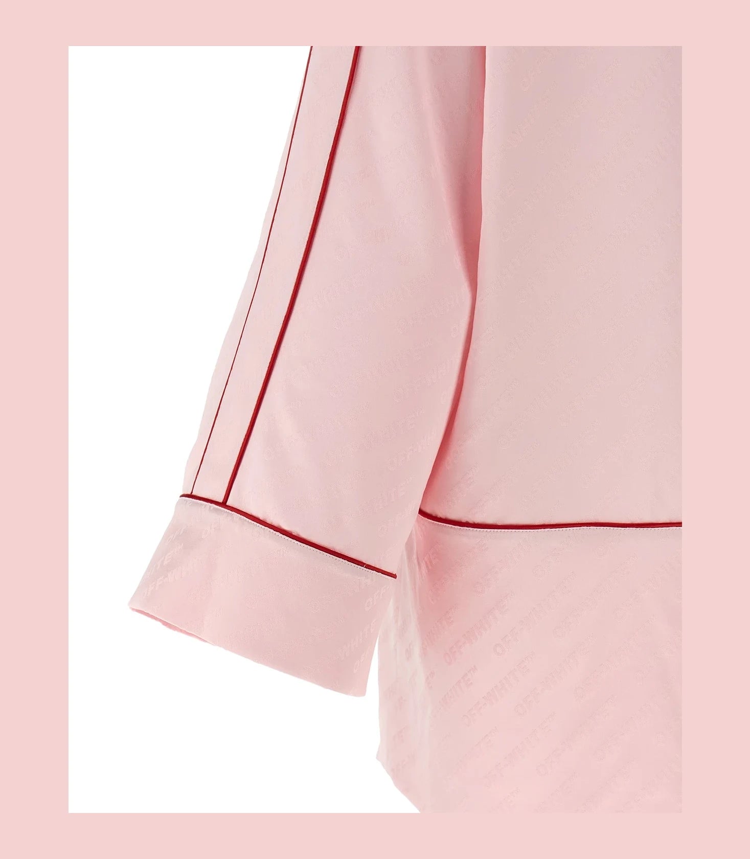Off-White Dress Shirt in pink, Viscose — view 5