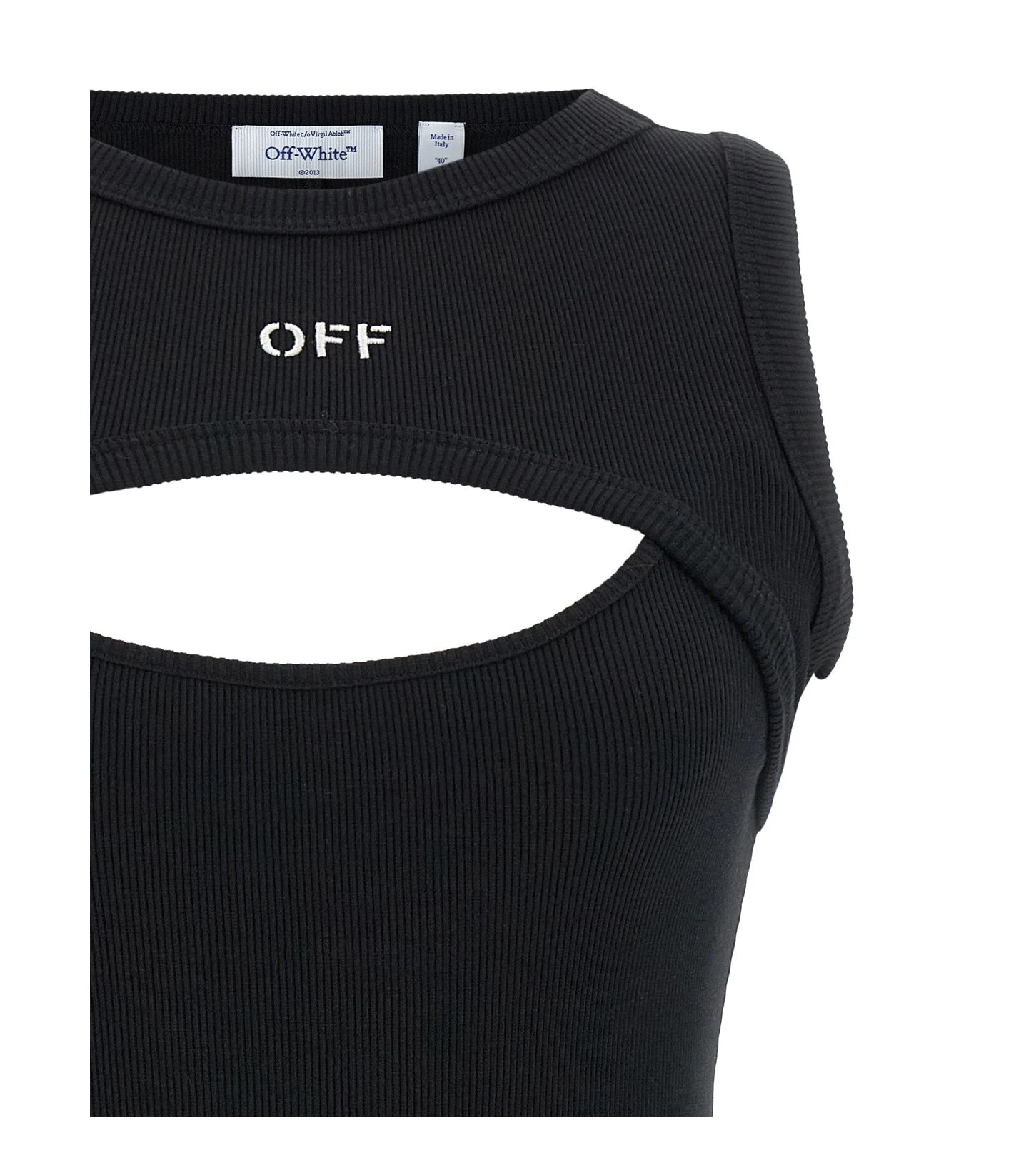 Off-White Dresse in black, Cotton — view 3