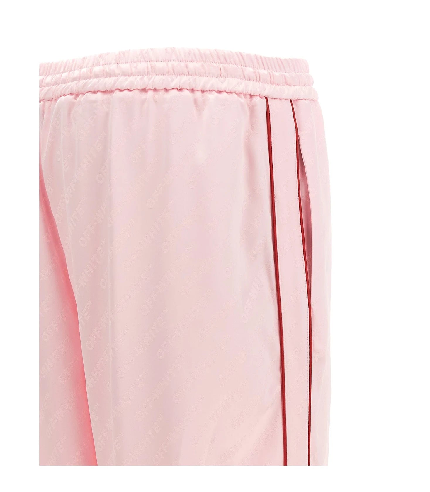 Off-White Palazzo Pant in pink, Viscose — view 4