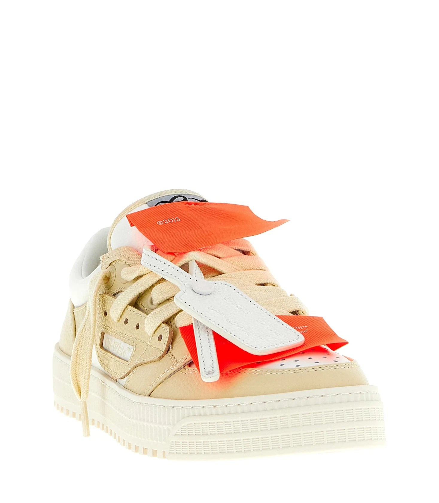 Off-White Beige Sneakers 