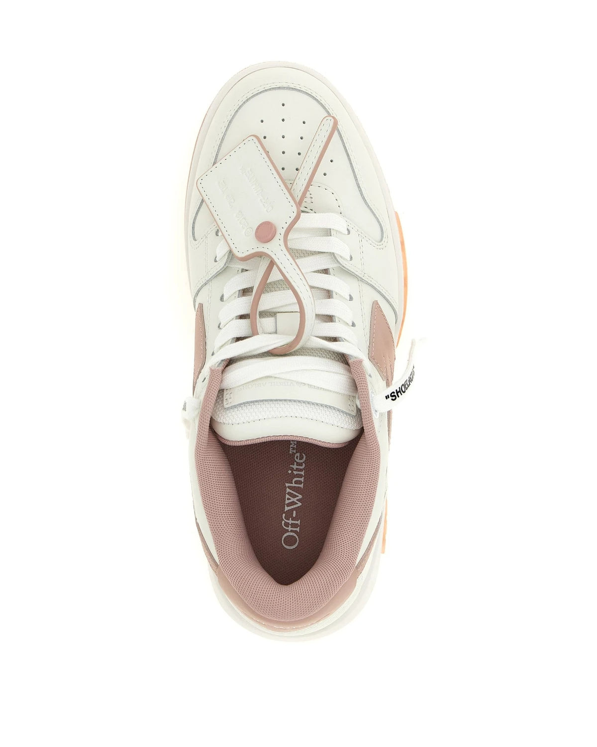 Off-White Sneakers in pink, Leather — view 5