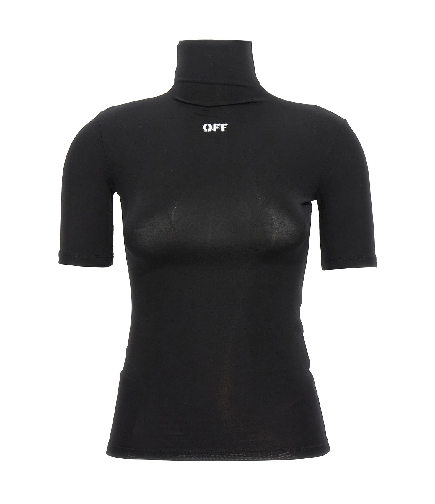 Off-White T-Shirt in black, Acetate