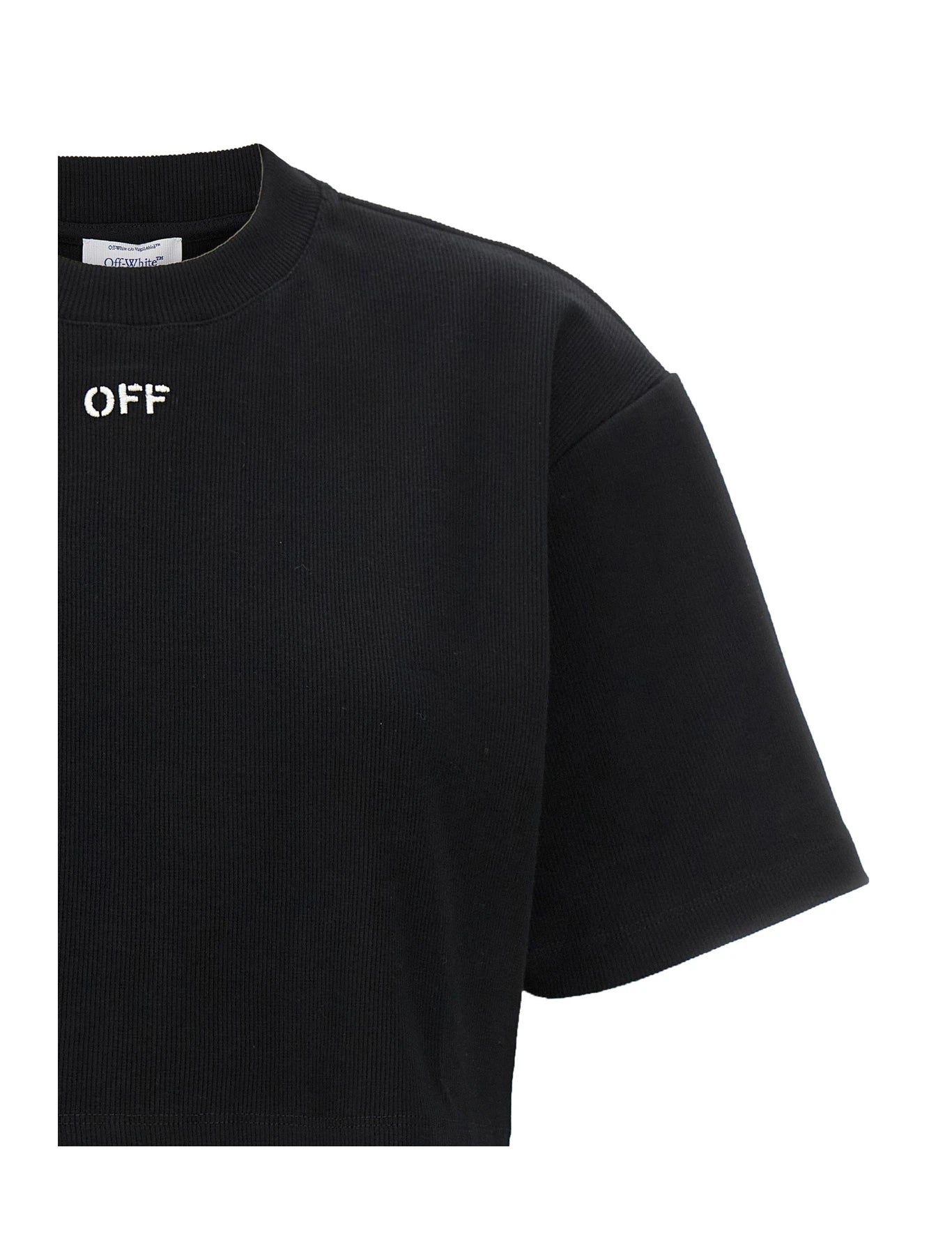 Off-White T-Shirt in black, Cotton — view 3