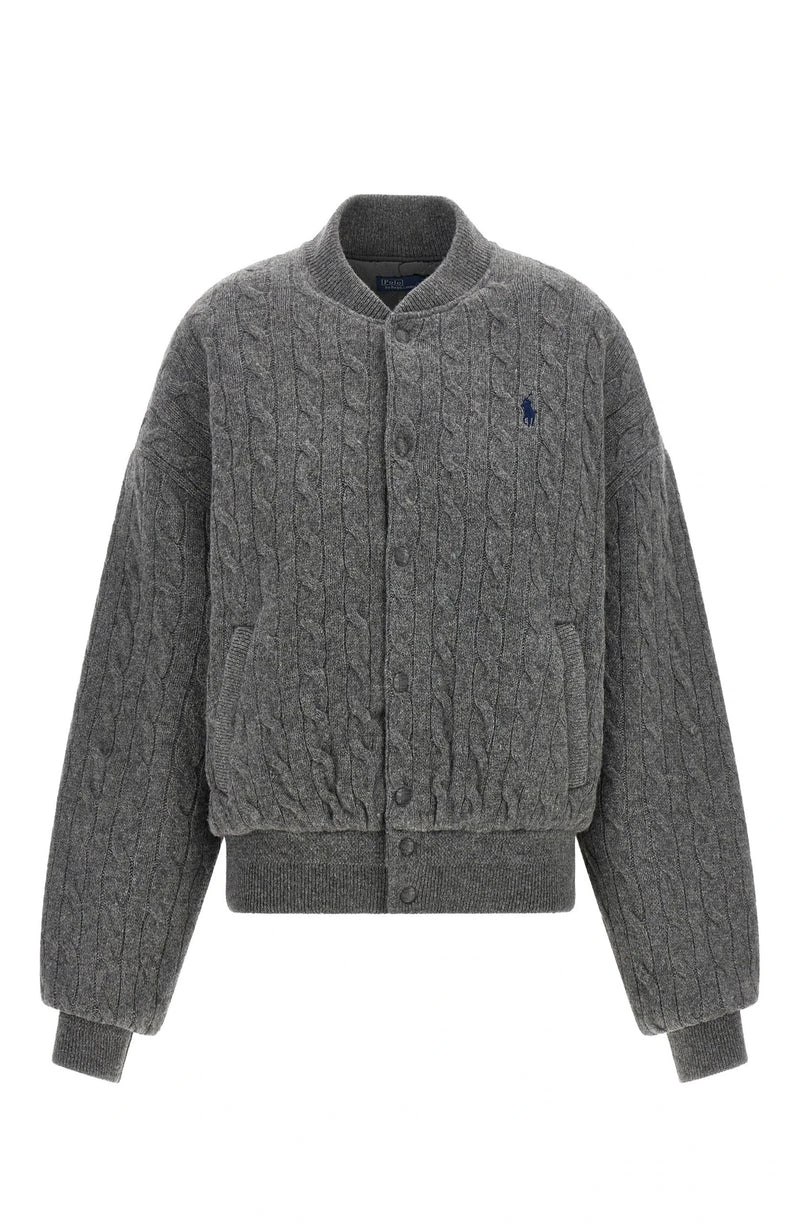 Polo Ralph Lauren Bomber Jacket in gray, Wool