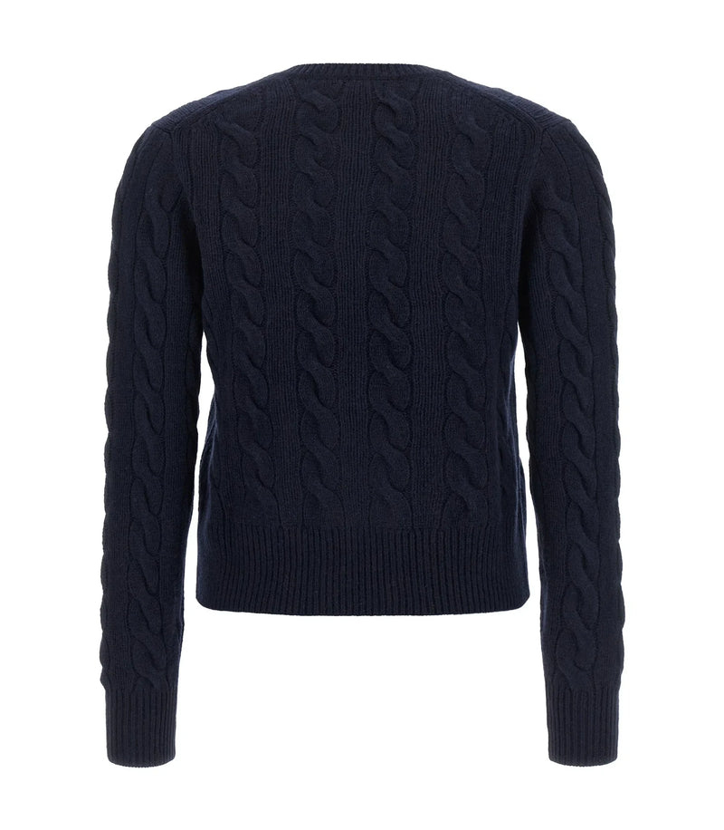 Polo Ralph Lauren Cardigan in blue, Wool — view 2