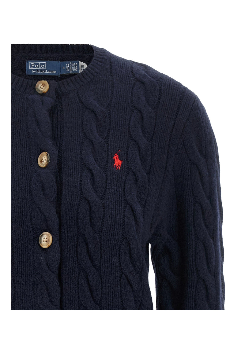 Polo Ralph Lauren Cardigan in blue, Wool — view 3