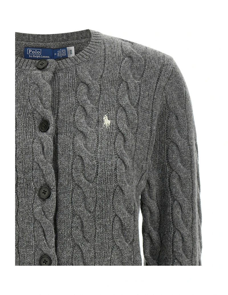 Polo Ralph Lauren Cardigan in gray, Wool — view 3