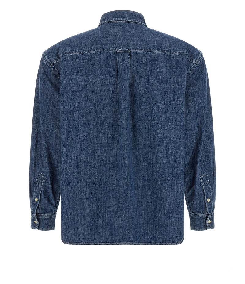 Polo Ralph Lauren Dress Shirt in blue, Cotton — view 2