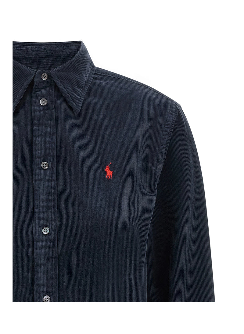 Polo Ralph Lauren Dress Shirt in blue, Cotton — view 3