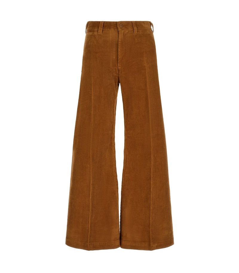 Polo Ralph Lauren Palazzo Pant in brown, Cotton