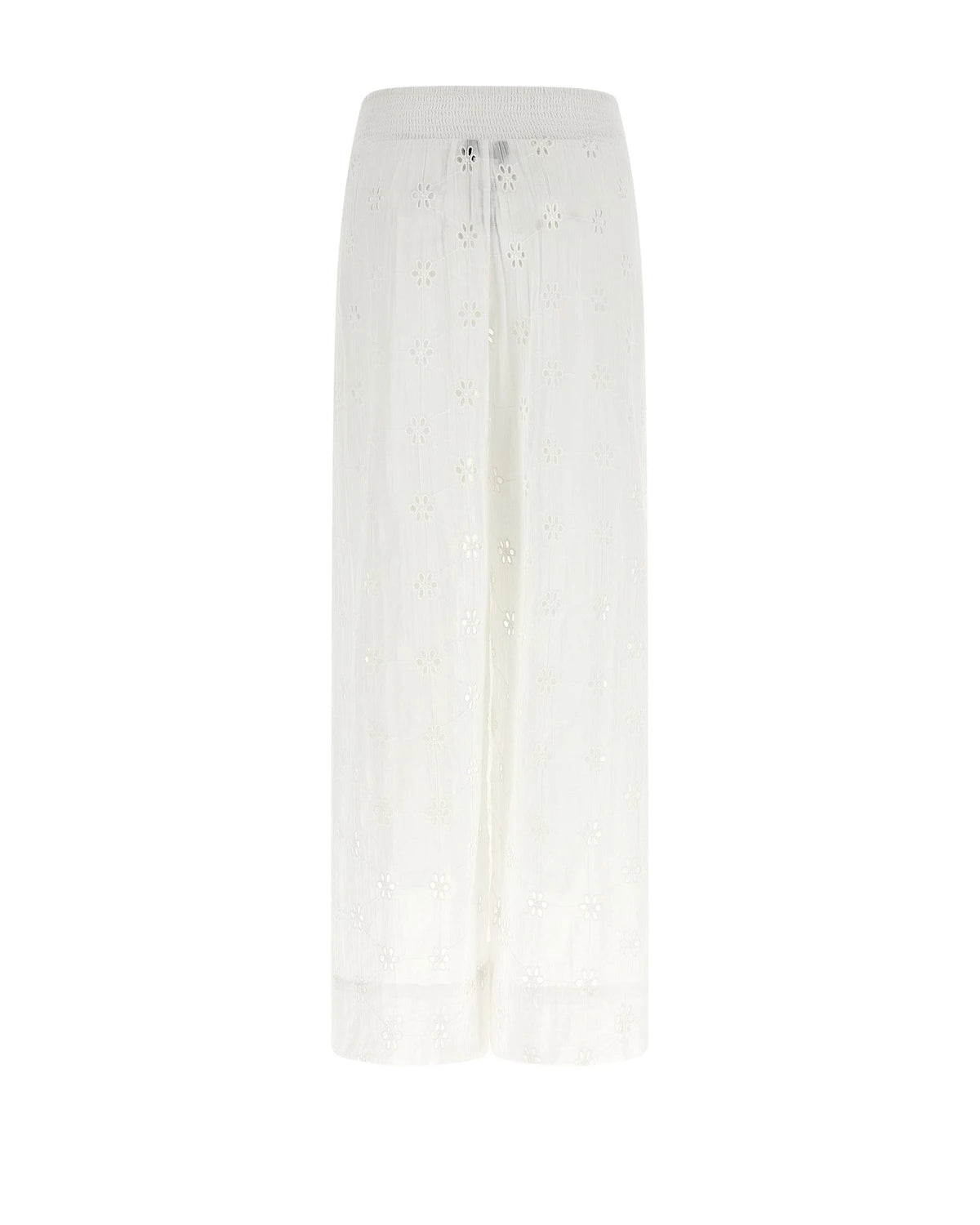 Polo Ralph Lauren Palazzo Pant in white, Cotton — view 2