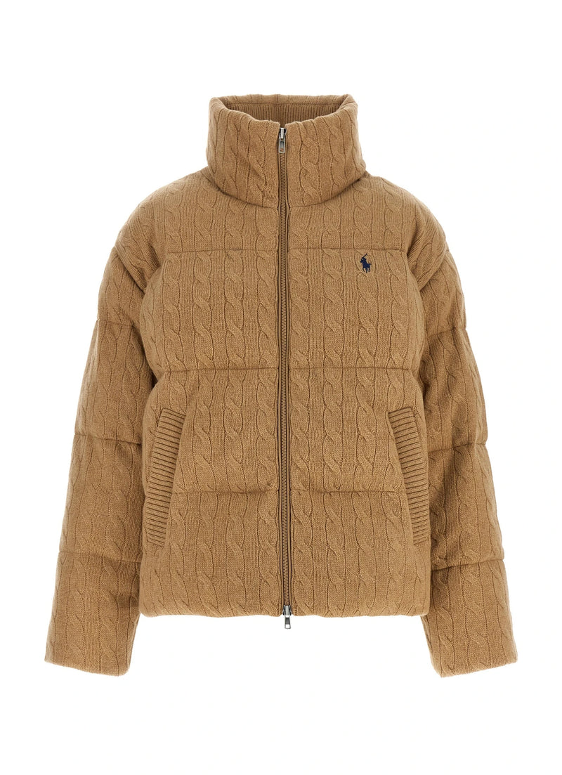 Polo Ralph Lauren Puffer Jacket in beige, Wool