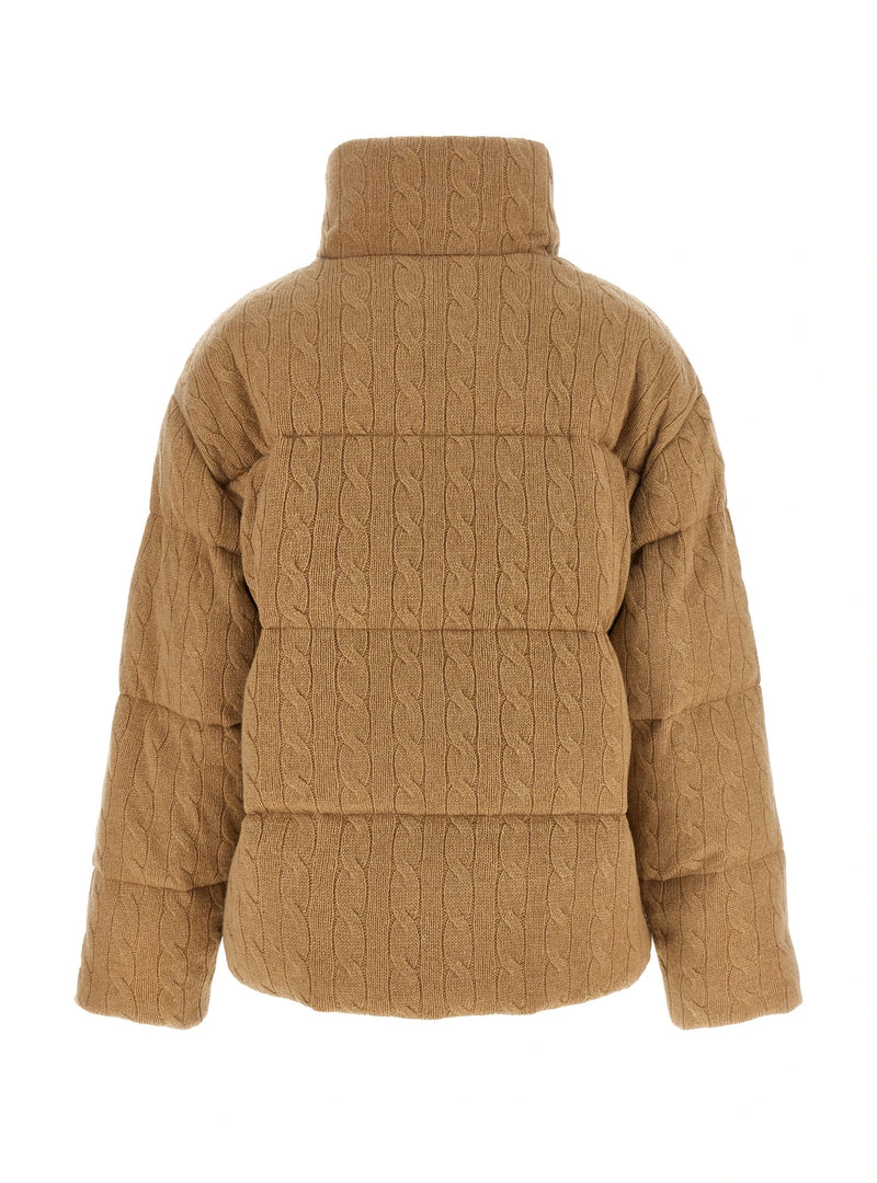 Polo Ralph Lauren Puffer Jacket in beige, Wool — view 2