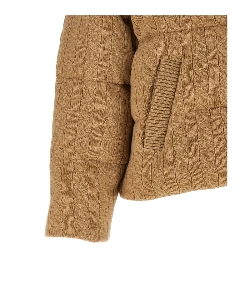 Polo Ralph Lauren Puffer Jacket in beige, Wool — view 4