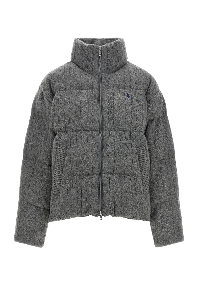 Polo Ralph Lauren Puffer Jacket in gray, Wool