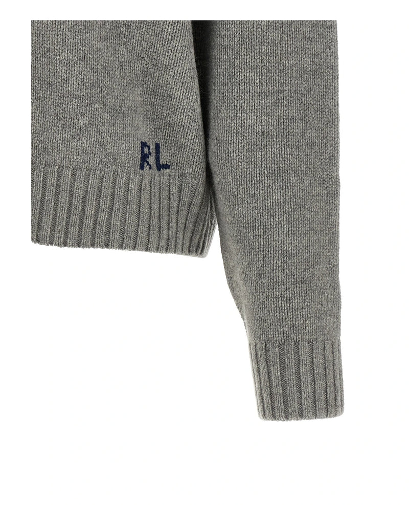 Polo Ralph Lauren Sweater in gray, Wool — view 4