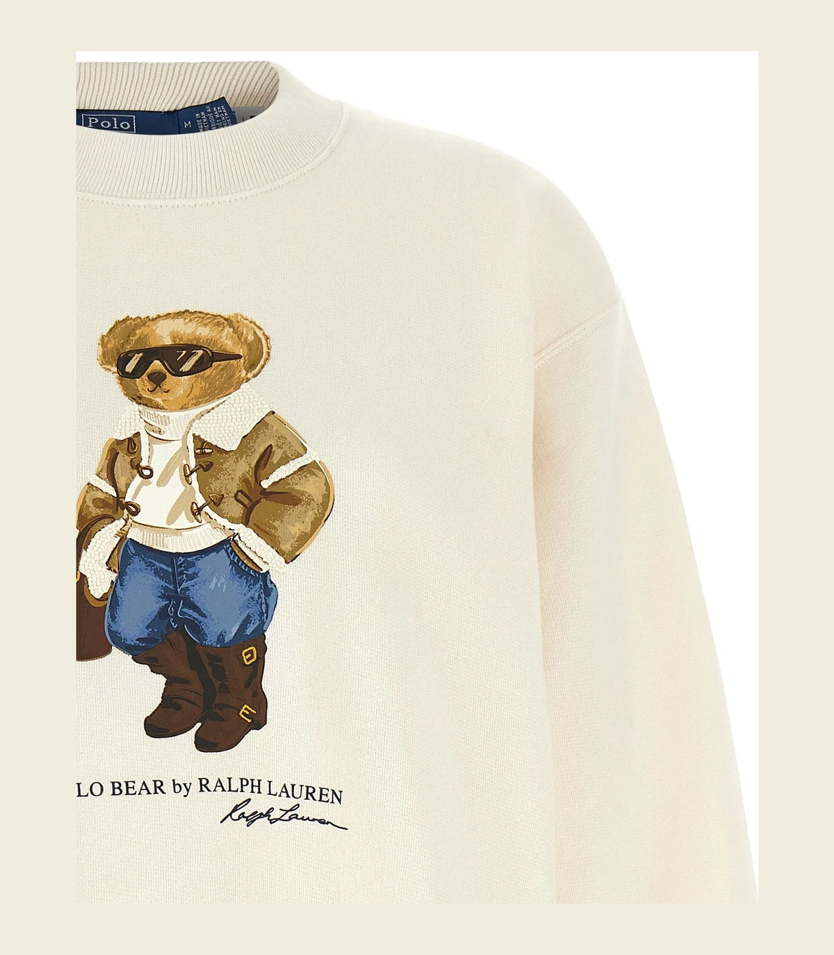 Polo Ralph Lauren Sweatshirt in white, Cotton — view 3
