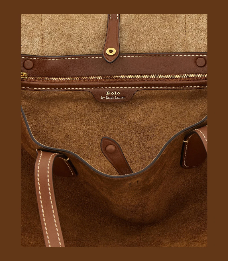 Polo Ralph Lauren Tote Bag in brown — view 4