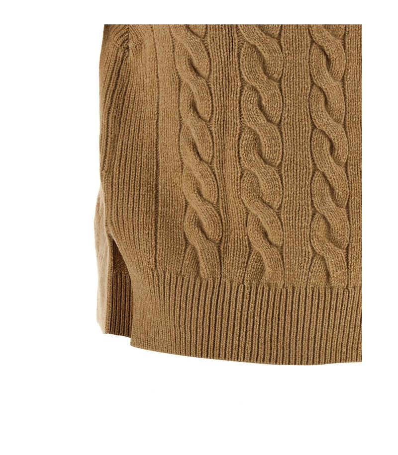 Polo Ralph Lauren Vest in beige, Wool — view 4