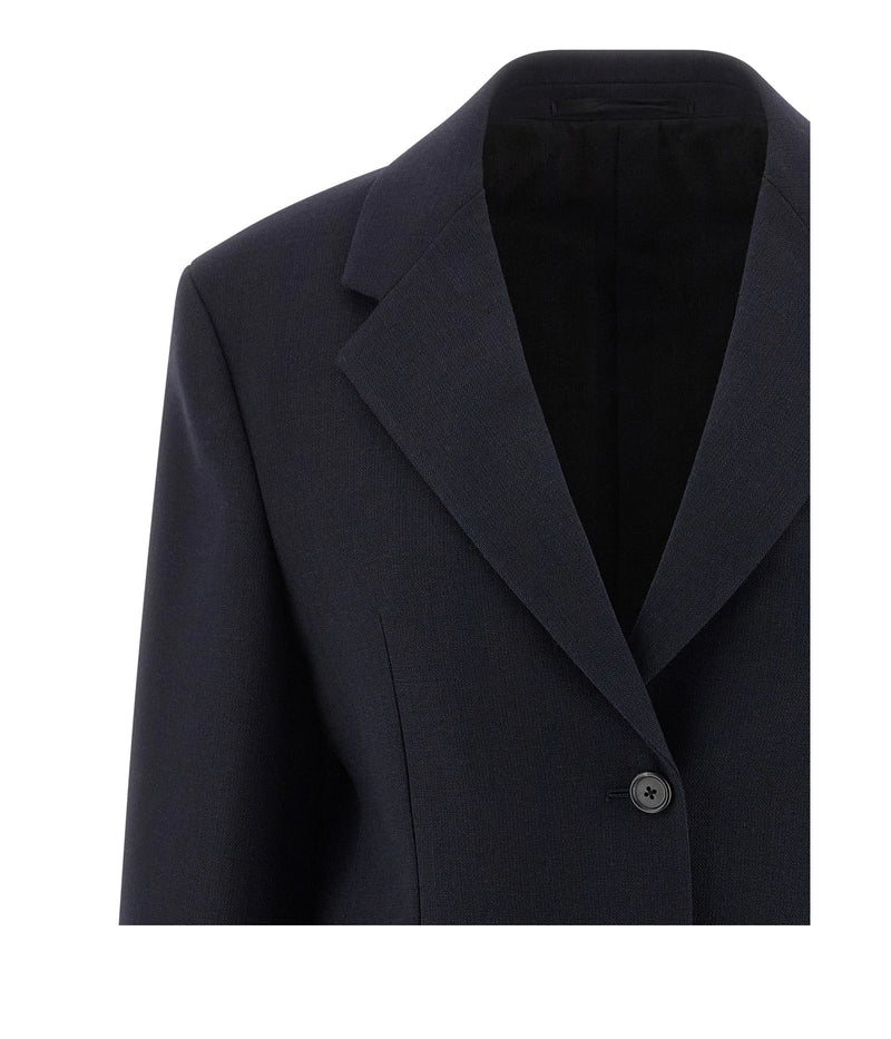 Prada Blazer in navy, Virgin Wool — view 3
