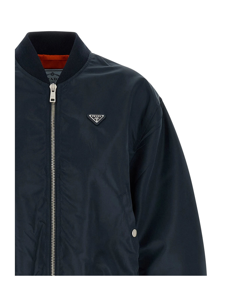 Prada Bomber Jacket in blue — view 3