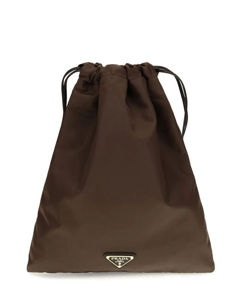 Prada Bucket Bag in brown, Polyamide