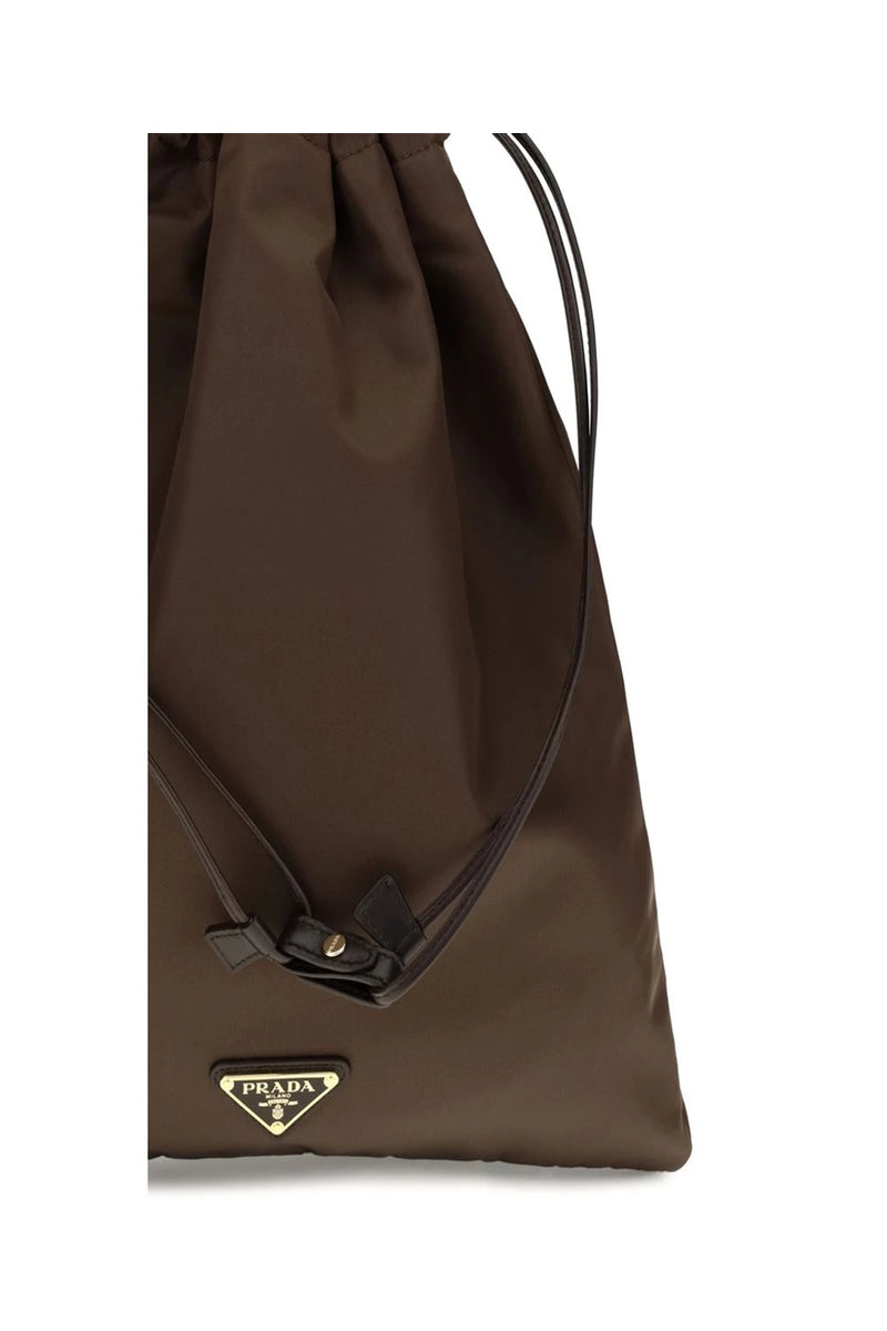 Prada Bucket Bag in brown, Polyamide — view 4