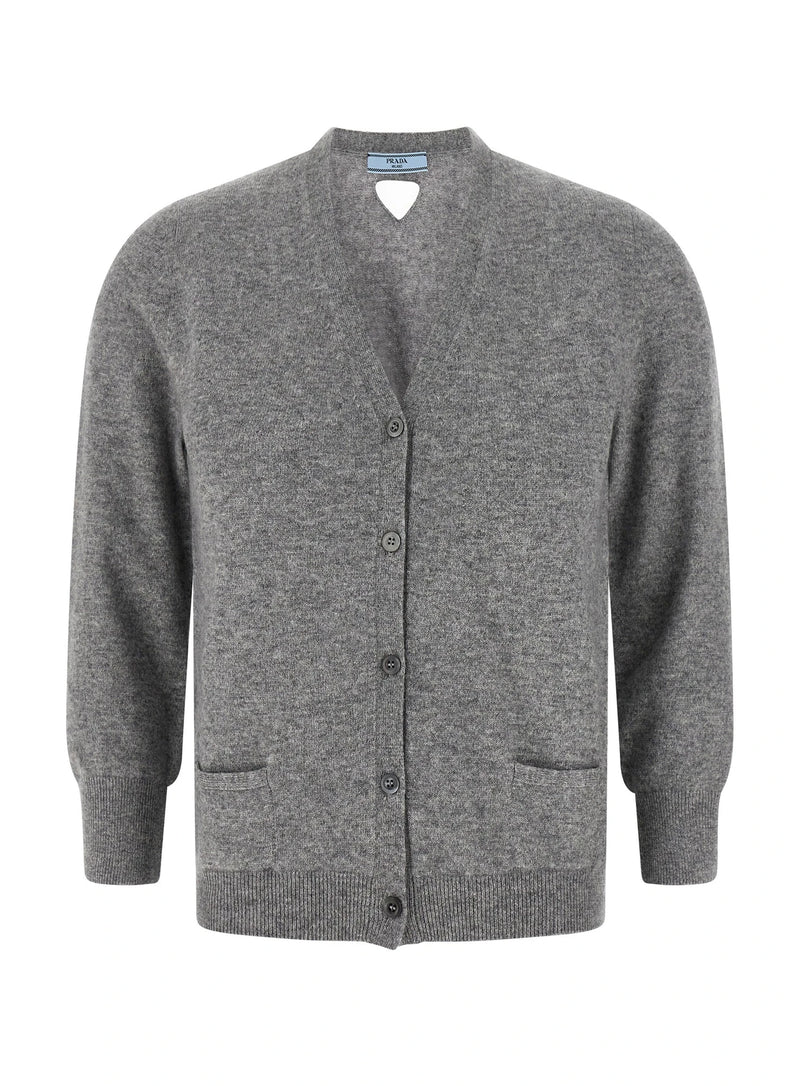 Prada Cardigan in gray, Cashmere
