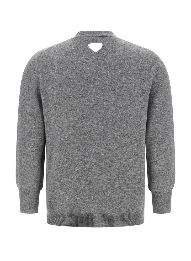 Prada Cardigan in gray, Cashmere — view 2