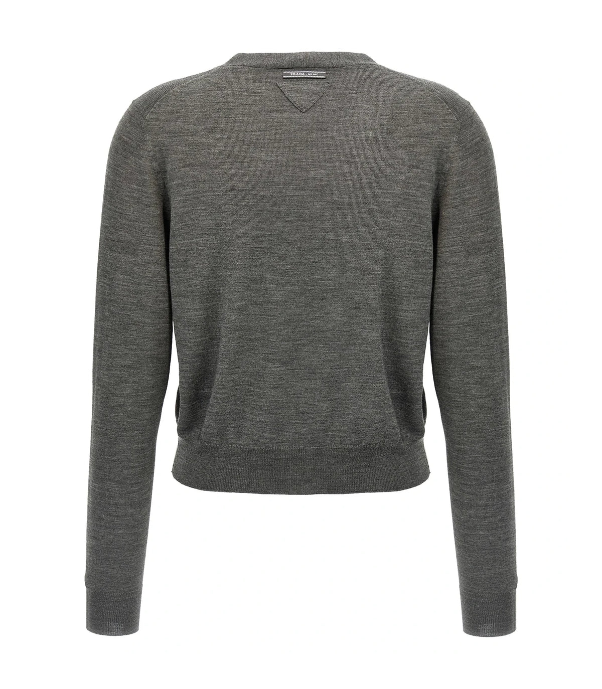 Prada Cardigan in gray, Virgin Wool — view 2