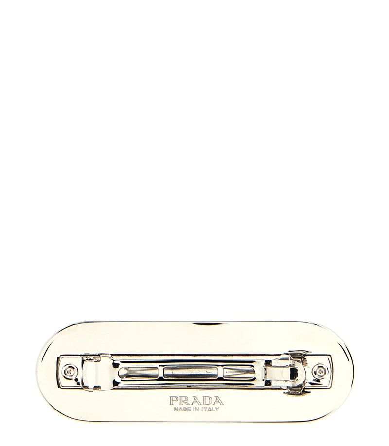 Prada Hair Barrettes & Slides in black, Steel — view 2
