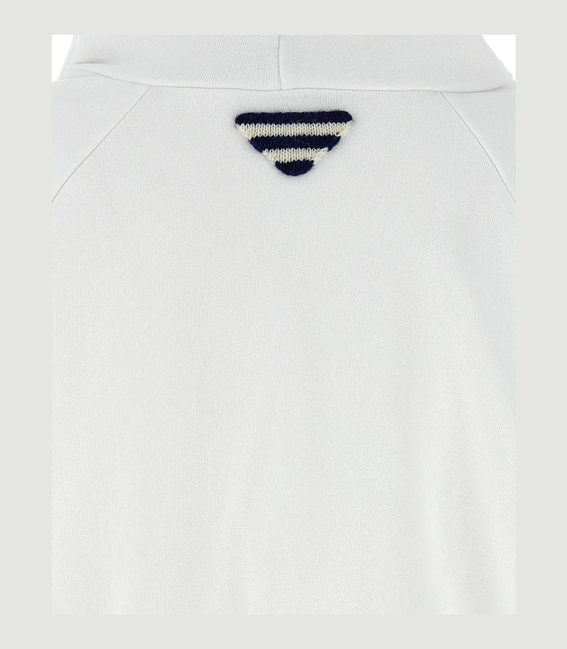 Prada Hoodie in white, Cotton — view 4