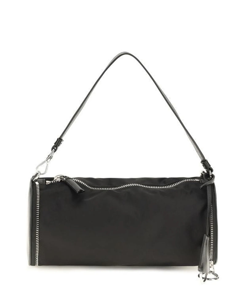 Prada Keychain in black, Nylon