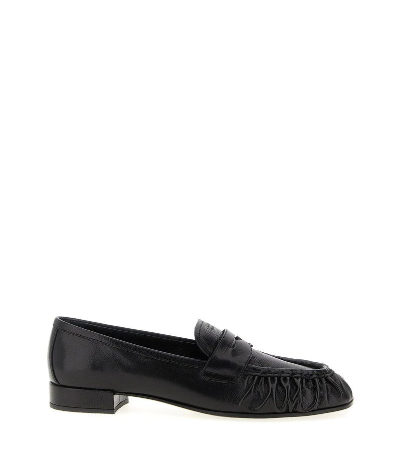 Prada Loafers in black, Buffalo Leather