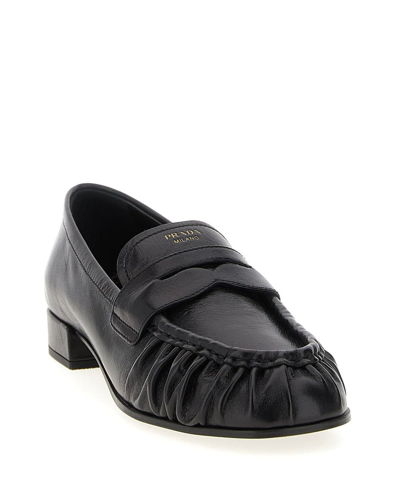 Prada Loafers in black, Buffalo Leather — view 2