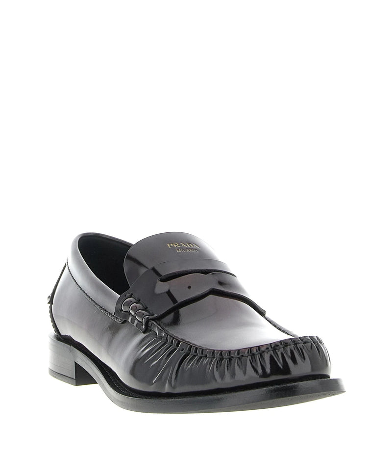 Prada Loafers in black, Calfskin Leather — view 2