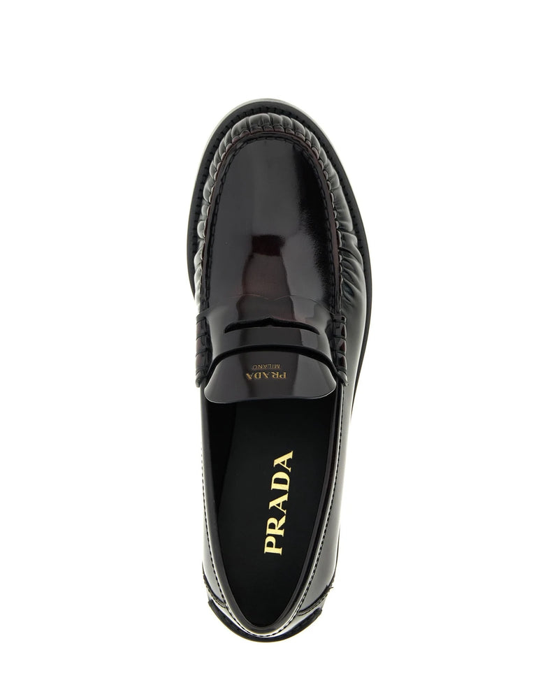 Prada Loafers in black, Calfskin Leather — view 4