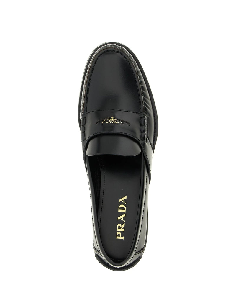 Prada Loafers in black, Calfskin Leather — view 4