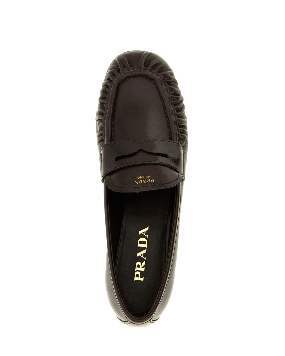 Prada Loafers in brown, Buffalo Leather — view 4