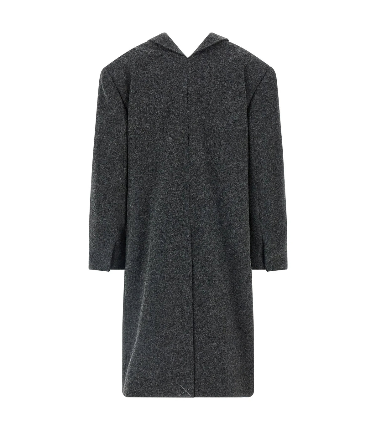Prada Overcoat in gray, Virgin Wool — view 2