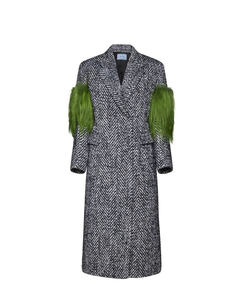 Prada Overcoat in gray, Wool