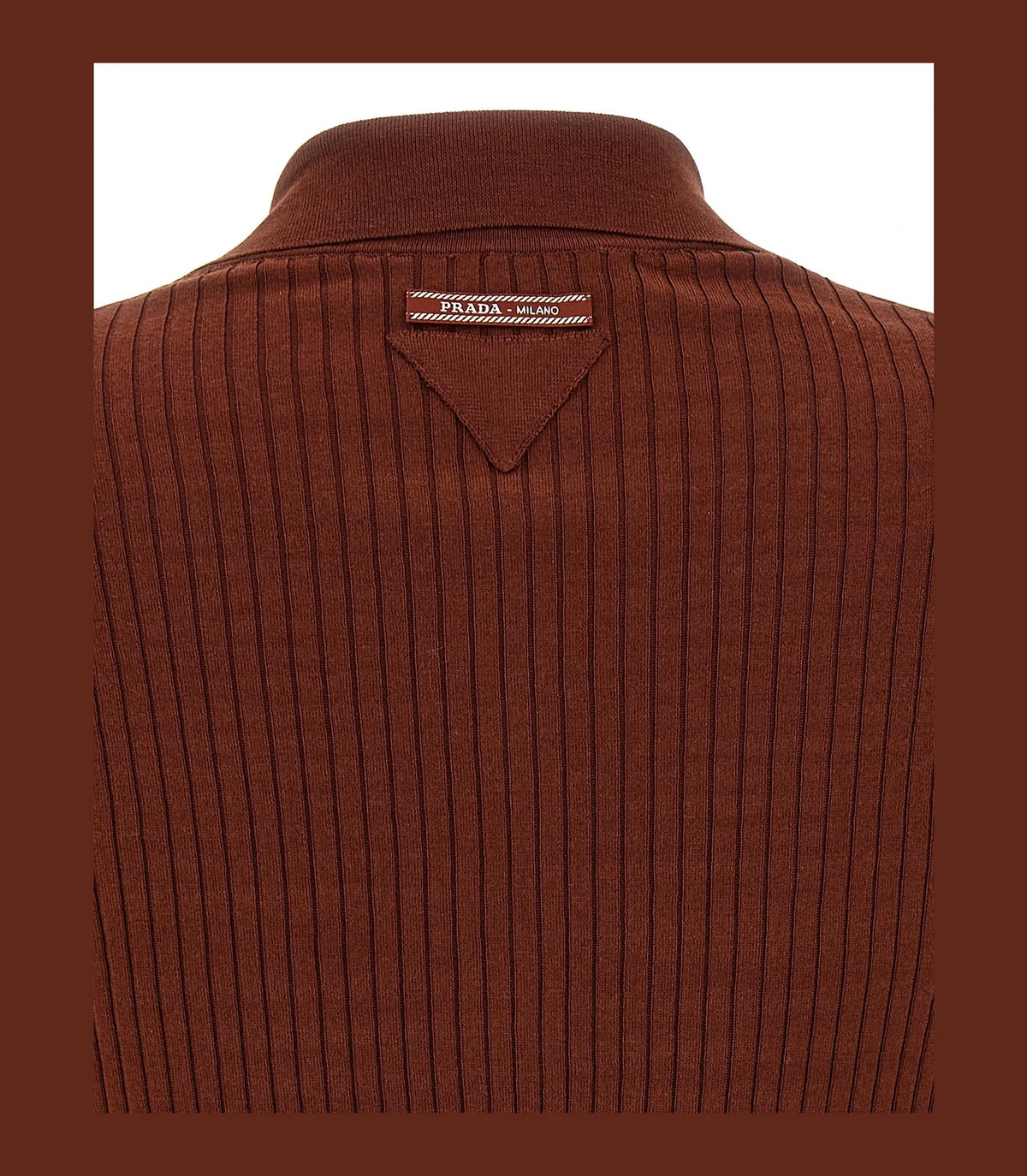 Prada Polo in brown, Cotton — view 4