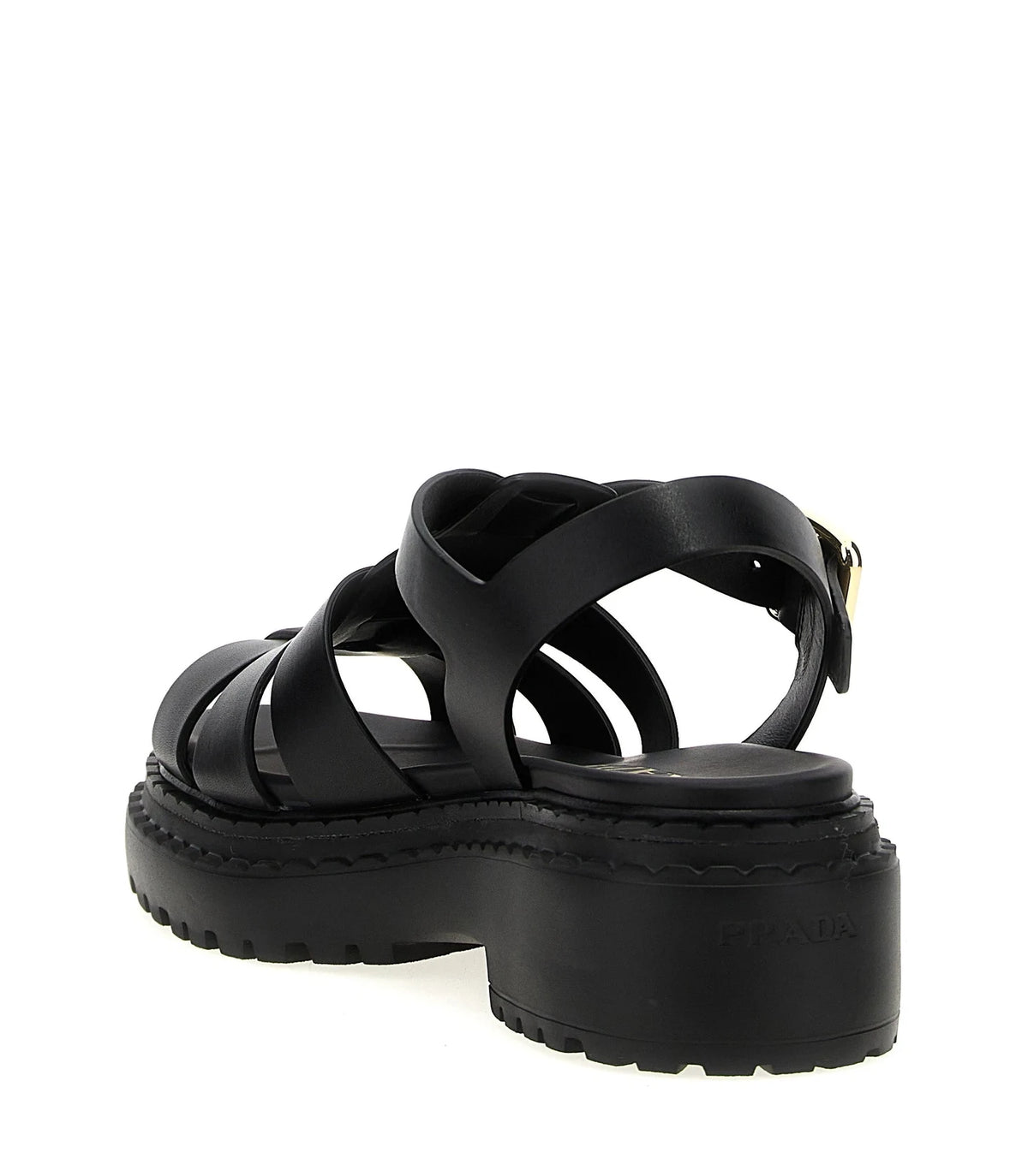 Prada Sandals in black, Calfskin Leather — view 3