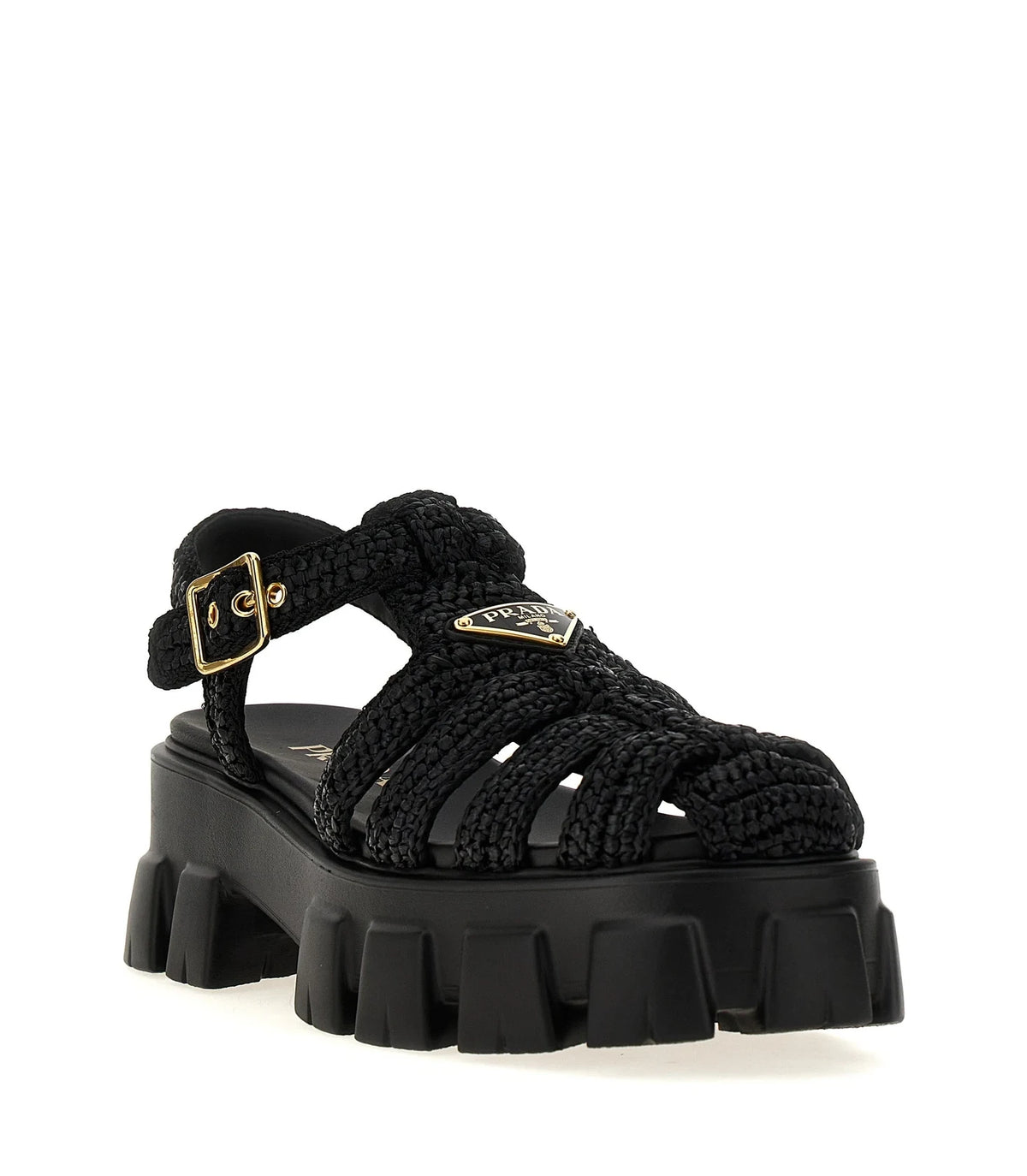 Prada Sandals in black, Viscose — view 2