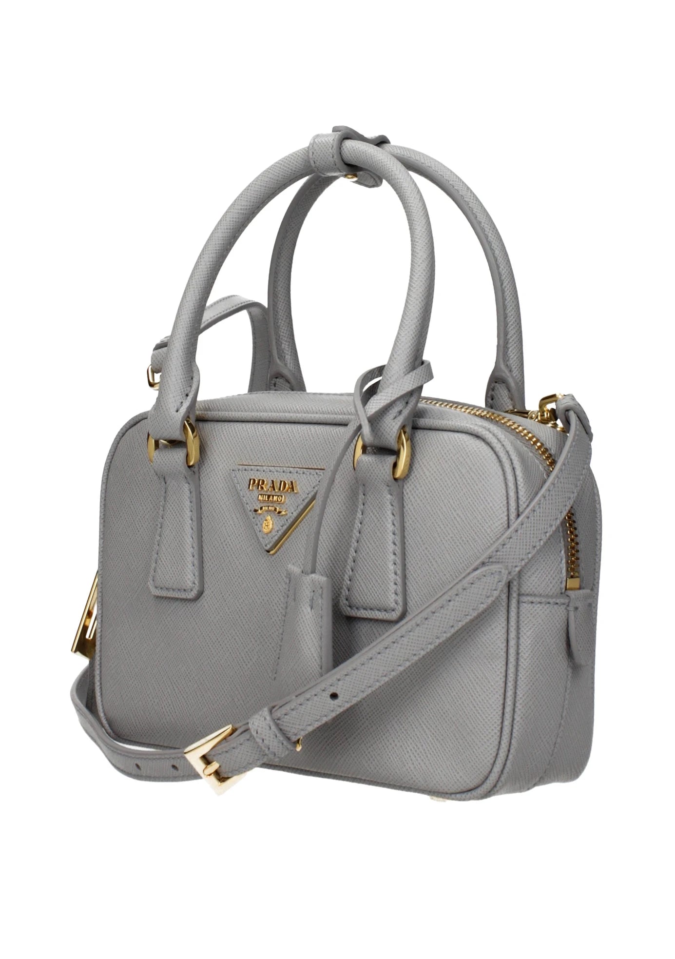 Prada Satchel Bag in gray — view 2