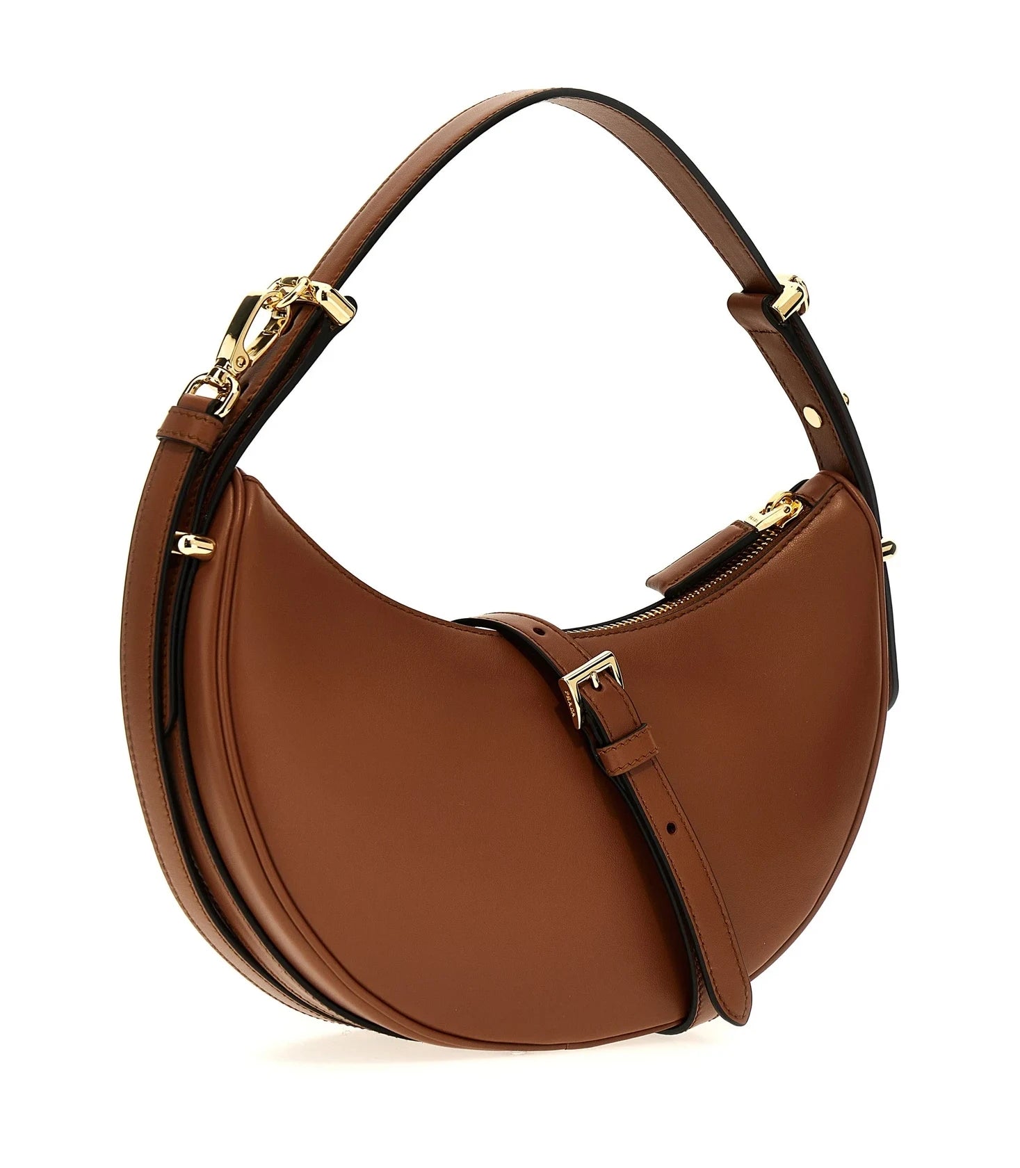 Prada Shoulder Bag in brown, Calfskin Leather — view 2
