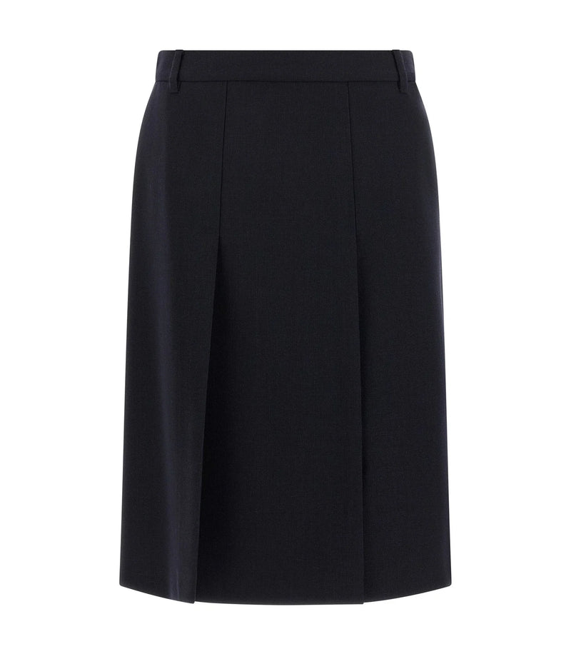 Prada Skirt in blue, Virgin Wool