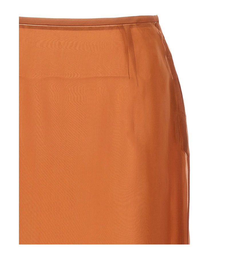 Prada Skirt in brown, Silk — view 3