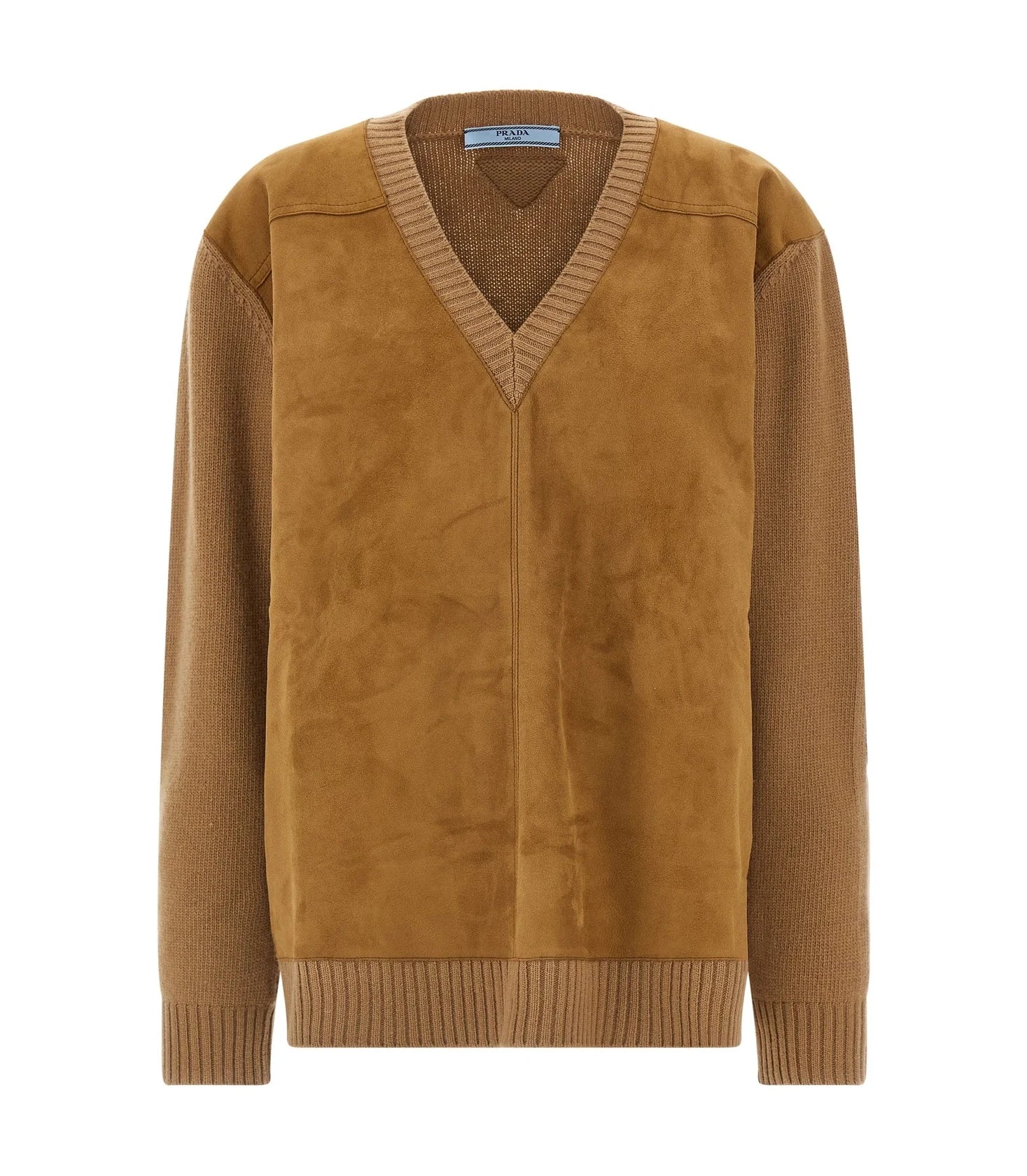 Prada Sweater in brown, Virgin Wool